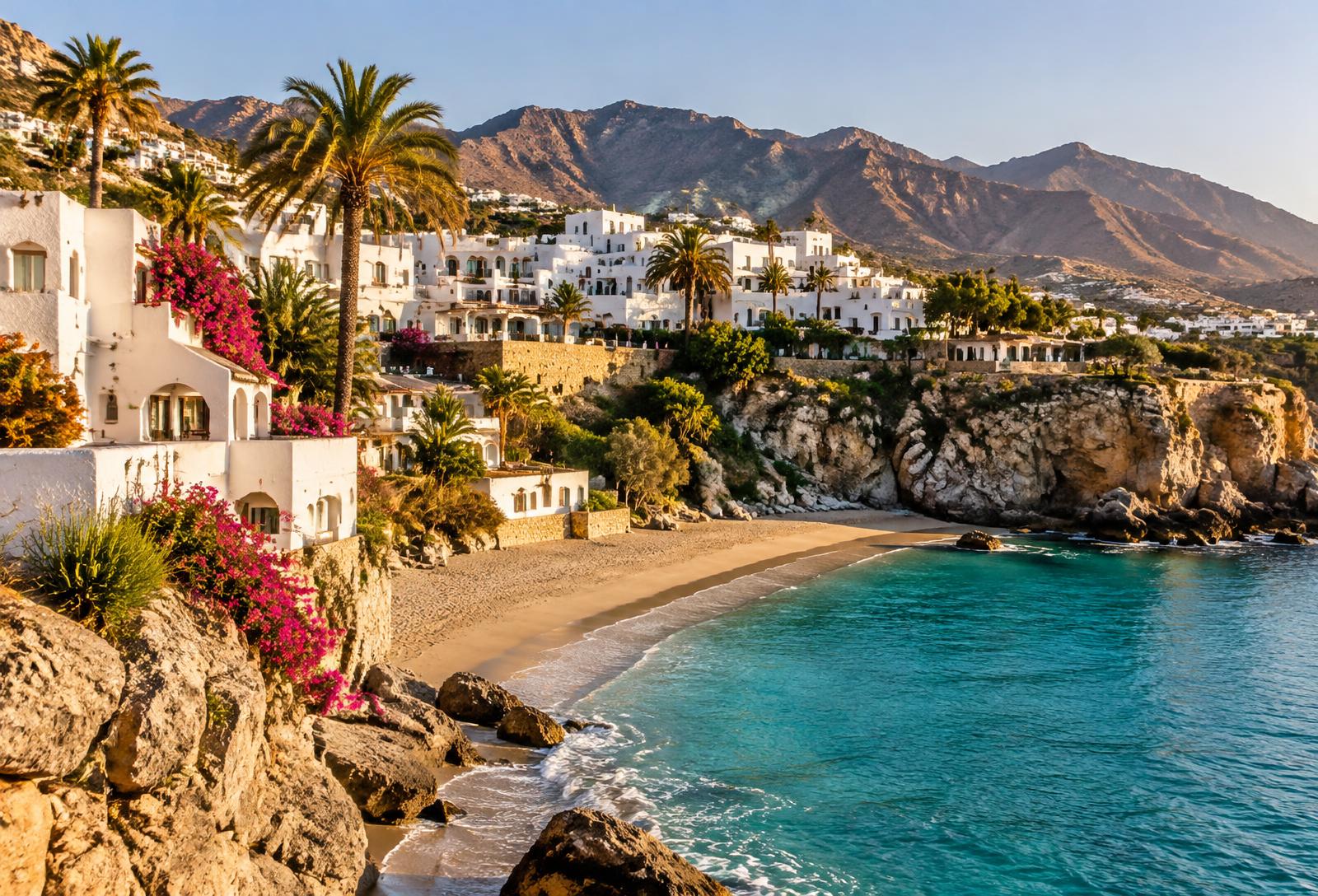 Calm-water cove on the Costa de Almería