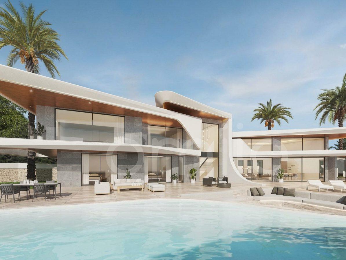 Luxury new-build villa with sea views